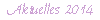 Aktuelles 2014